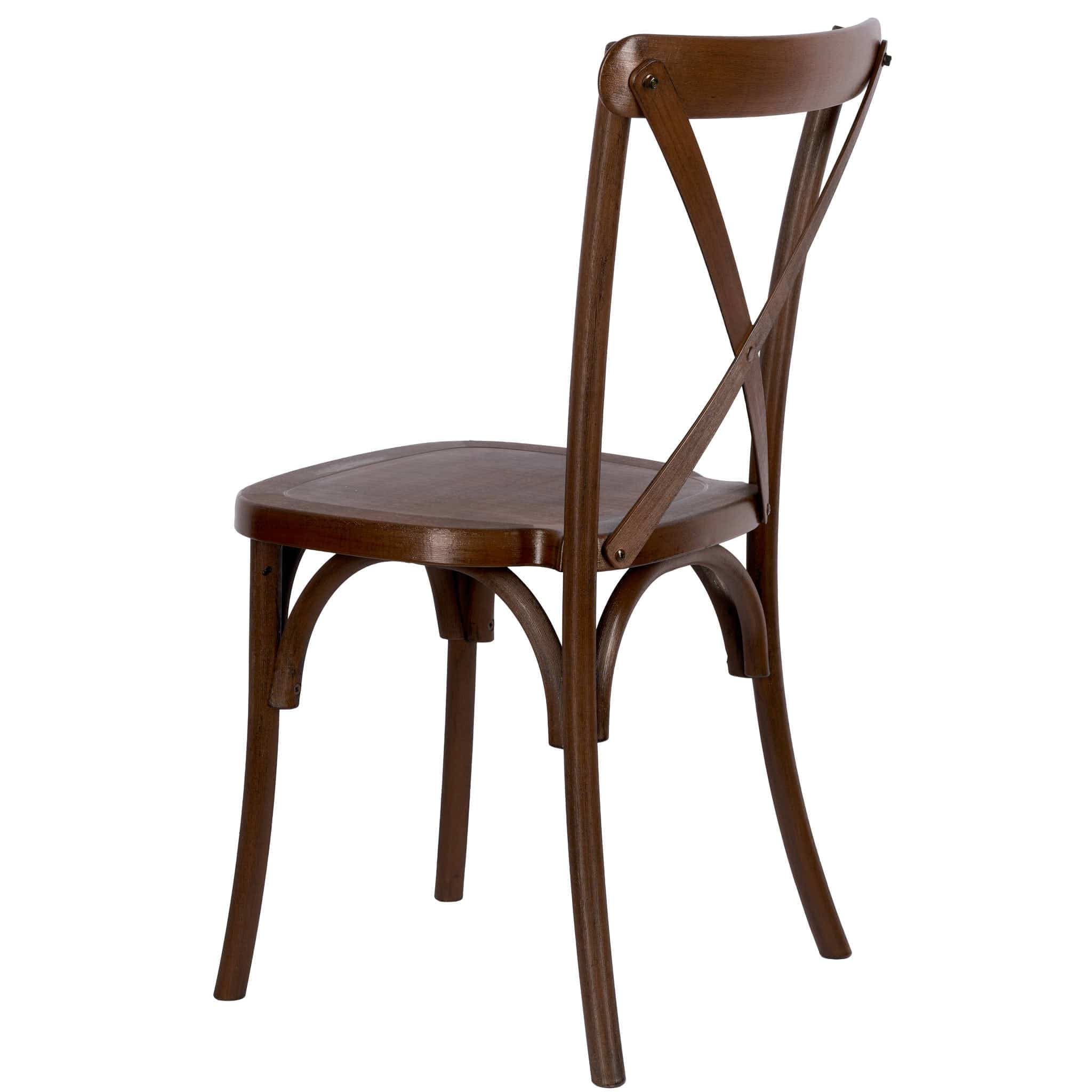 Chivari Fruitwood Fluted Leg Farm Table Dining Set with 10 Chairs TFARM-FRUITWOOD-T-LEG-KIT-CXR-AX