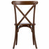 Chivari Fruitwood Fluted Leg Farm Table Dining Set with 10 Chairs TFARM-FRUITWOOD-T-LEG-KIT-CXR-AX