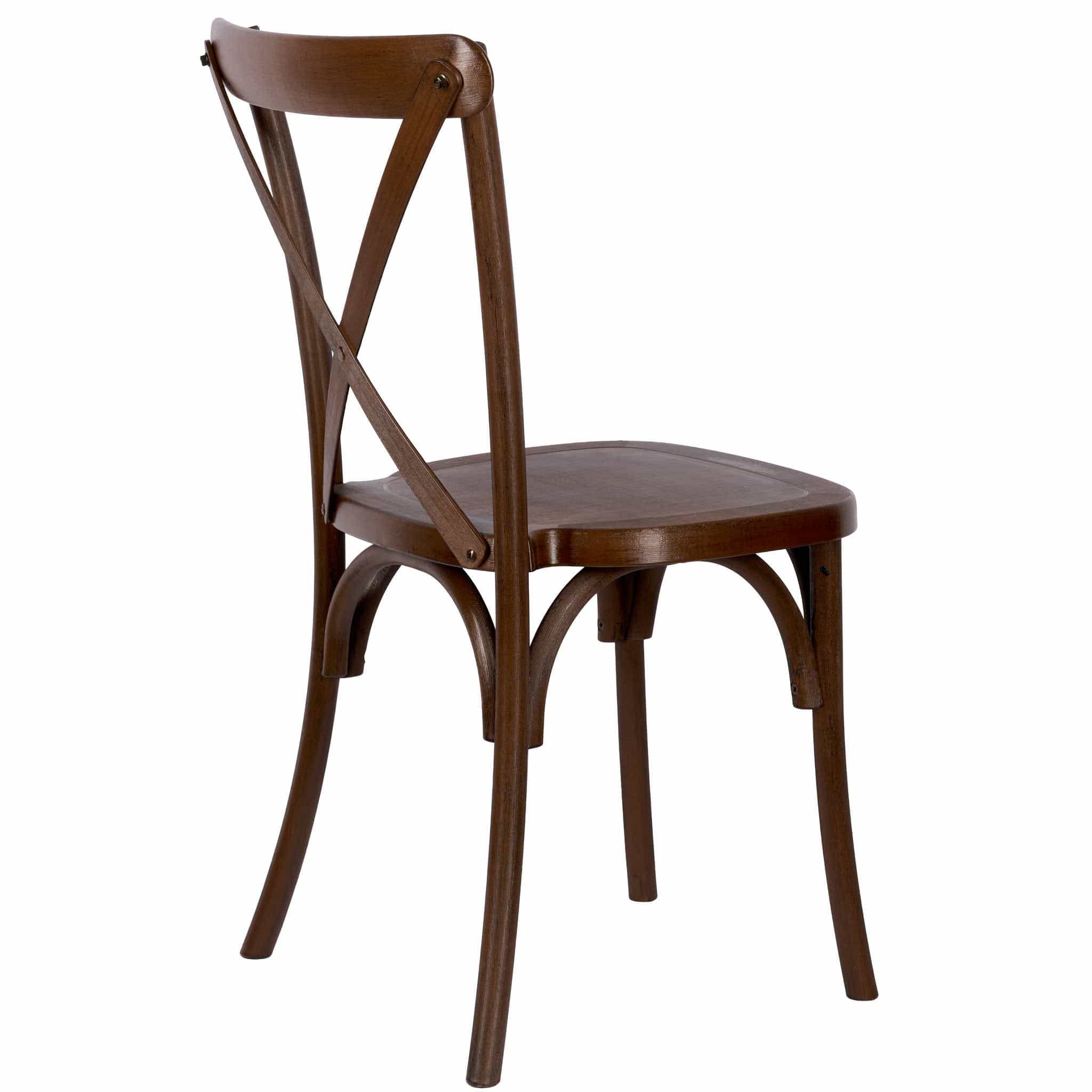 Chivari Fruitwood Fluted Leg Farm Table Dining Set with 10 Chairs TFARM-FRUITWOOD-T-LEG-KIT-CXR-AX