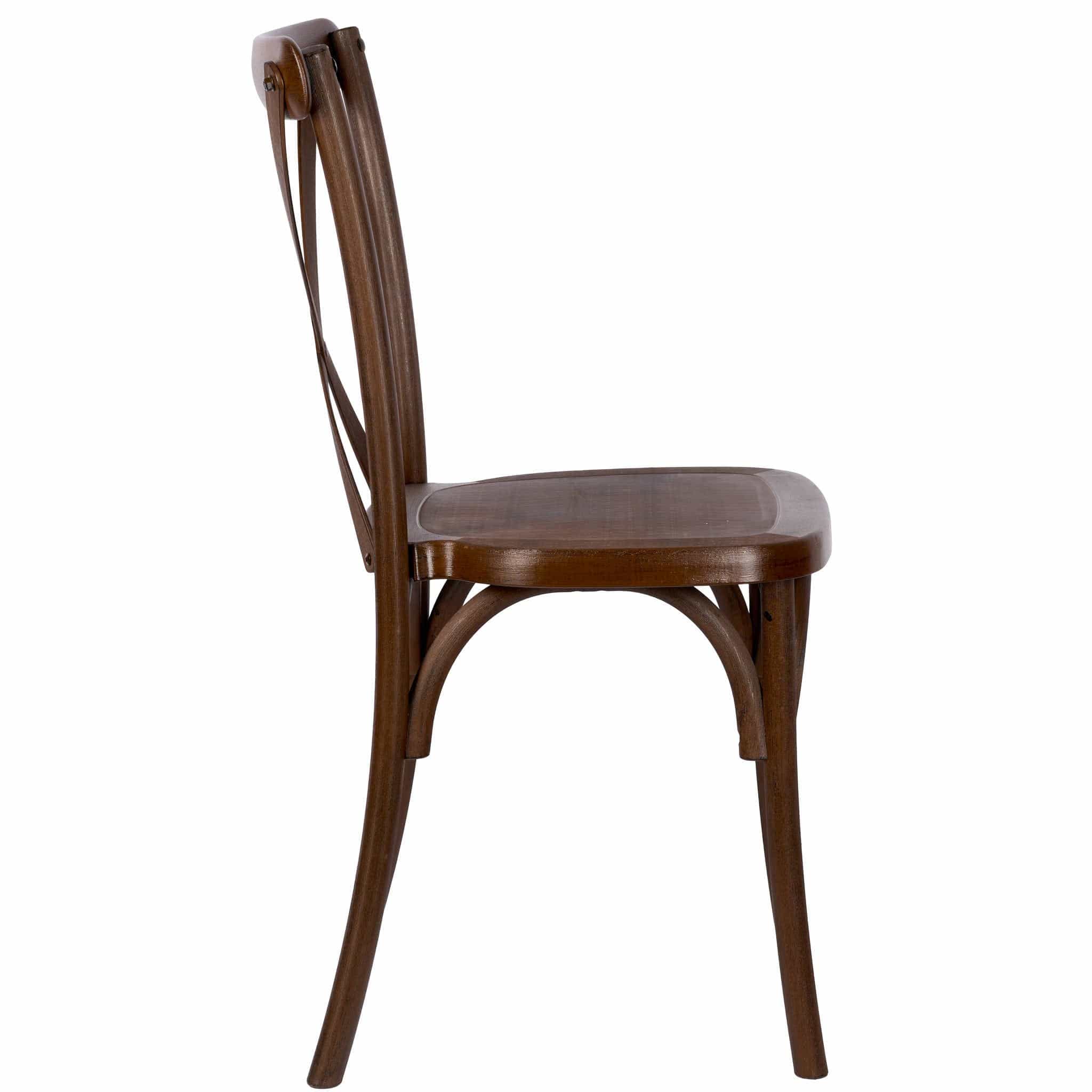 Chivari Fruitwood Fluted Leg Farm Table Dining Set with 10 Chairs TFARM-FRUITWOOD-T-LEG-KIT-CXR-AX