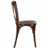 Chivari Fruitwood Fluted Leg Farm Table Dining Set with 10 Chairs TFARM-FRUITWOOD-T-LEG-KIT-CXR-AX