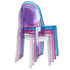 Chivari Fuchsia Resin Kids Victoria Ghost Chair CGVRF-KID-ZG-T
