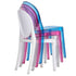 Chivari Fuchsia Resin Kids Victoria Ghost Chair CGVRF-KID-ZG-T