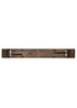 Chivari Fruitwood 8 Foot (96" x 12") Rectangle Farmhouse Table Bench TFARM-BENCH-9612-FRTWD-AX-T
