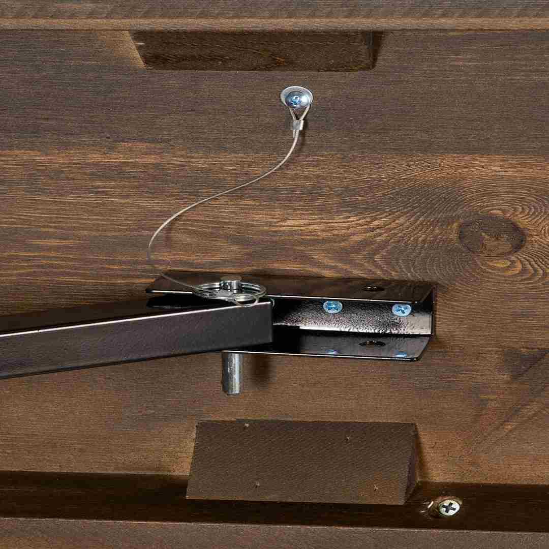 Chivari Fruitwood 8 Foot (96" x 12") Rectangle Farmhouse Table Bench TFARM-BENCH-9612-FRTWD-AX-T