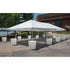 Chivari 10x20 Frame Tent with Ballasting System – Heavy-Duty Commercial Event Tent AMT-BDL-FRT-10x20-WHT-TBS-7F