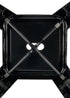 Chivari Black Hi Gloss Tolix Style Metal Stool BTMB-AX-T