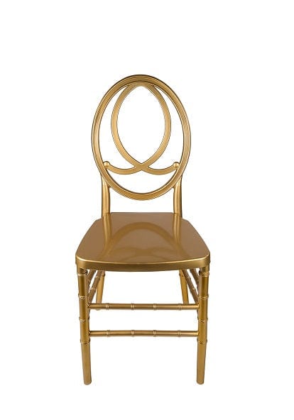 Chivari Gold ToughResin™ Infinity Chair CIRG-ZG-T
