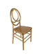 Chivari Gold ToughResin™ Infinity Chair CIRG-ZG-T