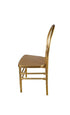 Chivari Gold ToughResin™ Infinity Chair CIRG-ZG-T