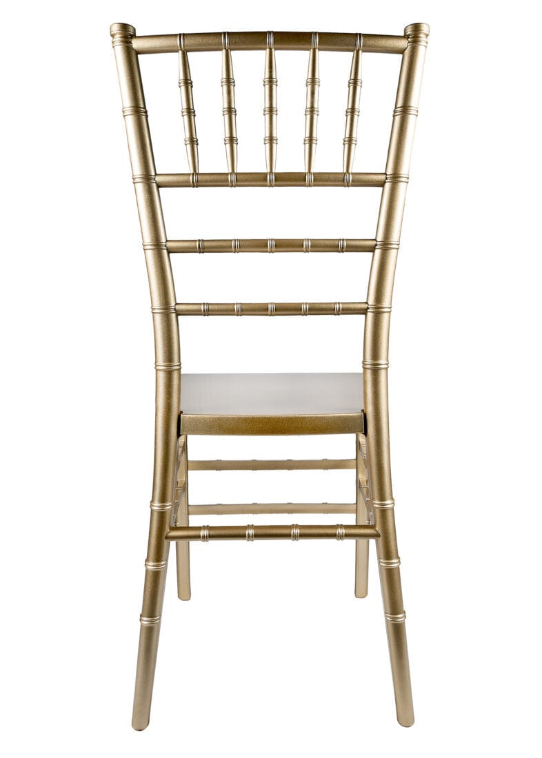 Chivari Sparkling Gold Champagne ColorCore™ ToughResin™ Chiavari Chair CCRCHGCC-MN-AX