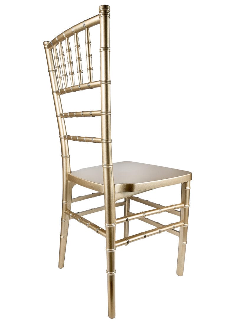 Chivari Sparkling Gold Champagne ColorCore™ ToughResin™ Chiavari Chair CCRCHGCC-MN-AX