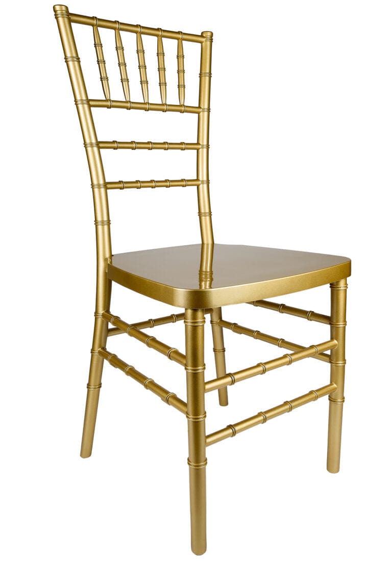 Chivari Classic Gold Resin Steel Skeleton™ Chiavari Chair CCRGCC-ST-A