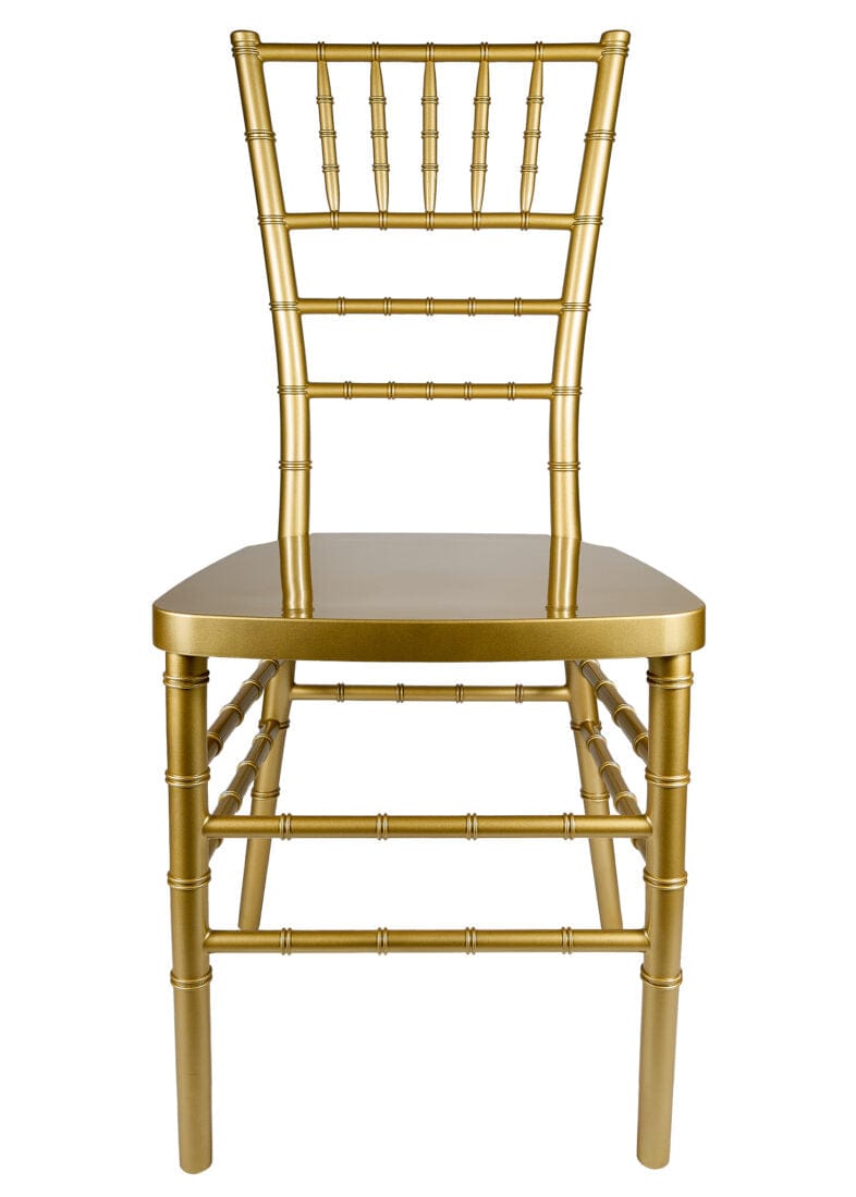 Chivari Classic Gold Resin Steel Skeleton™ Chiavari Chair CCRGCC-ST-A