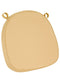 Chivari Gold Fabric 2” Thick Cross Back Cushion CUSHXSTRAP-GLD-AX-T