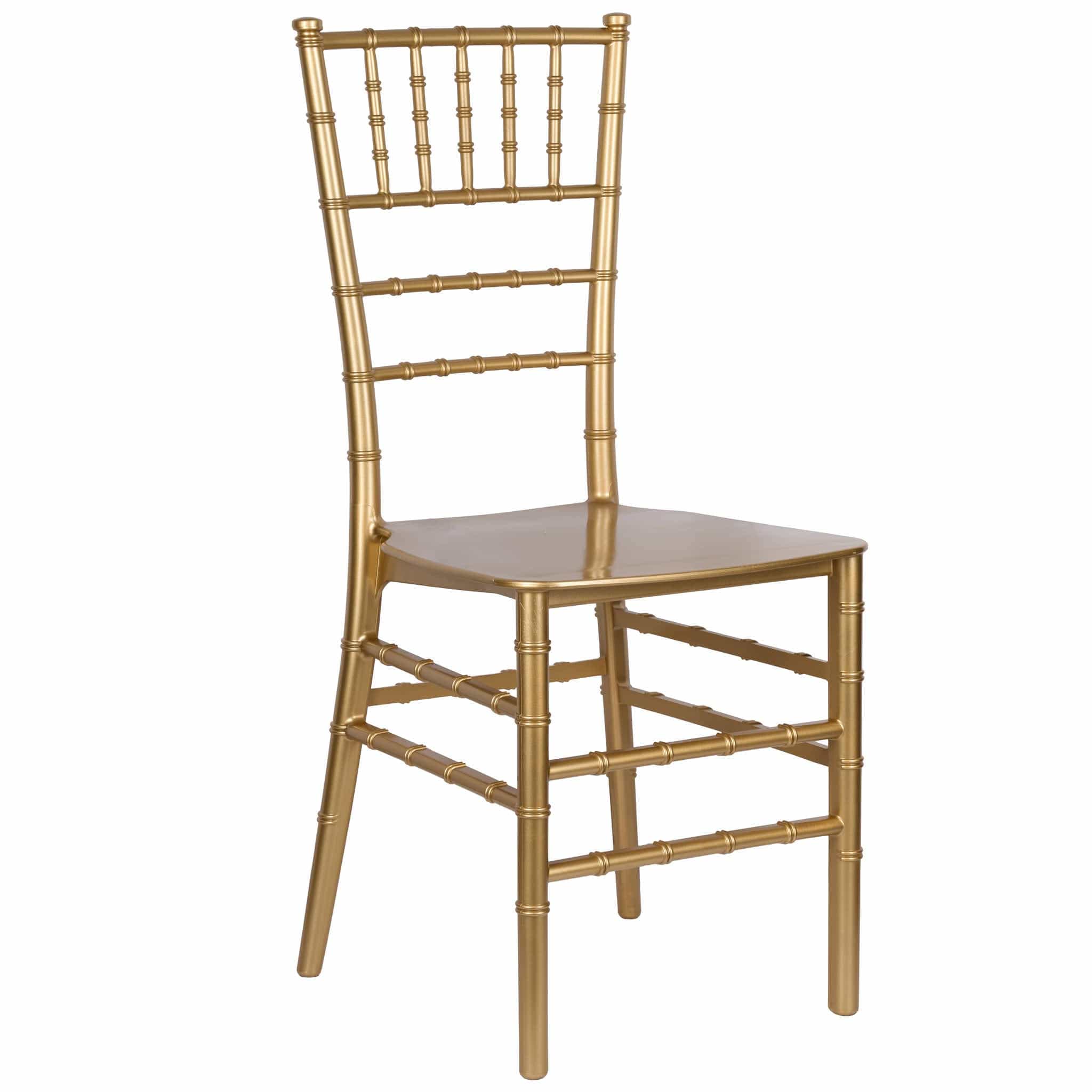 Chivari Gold ThinResin™ Chiavari Chair CCRG-MONO-THIN-ZG-T