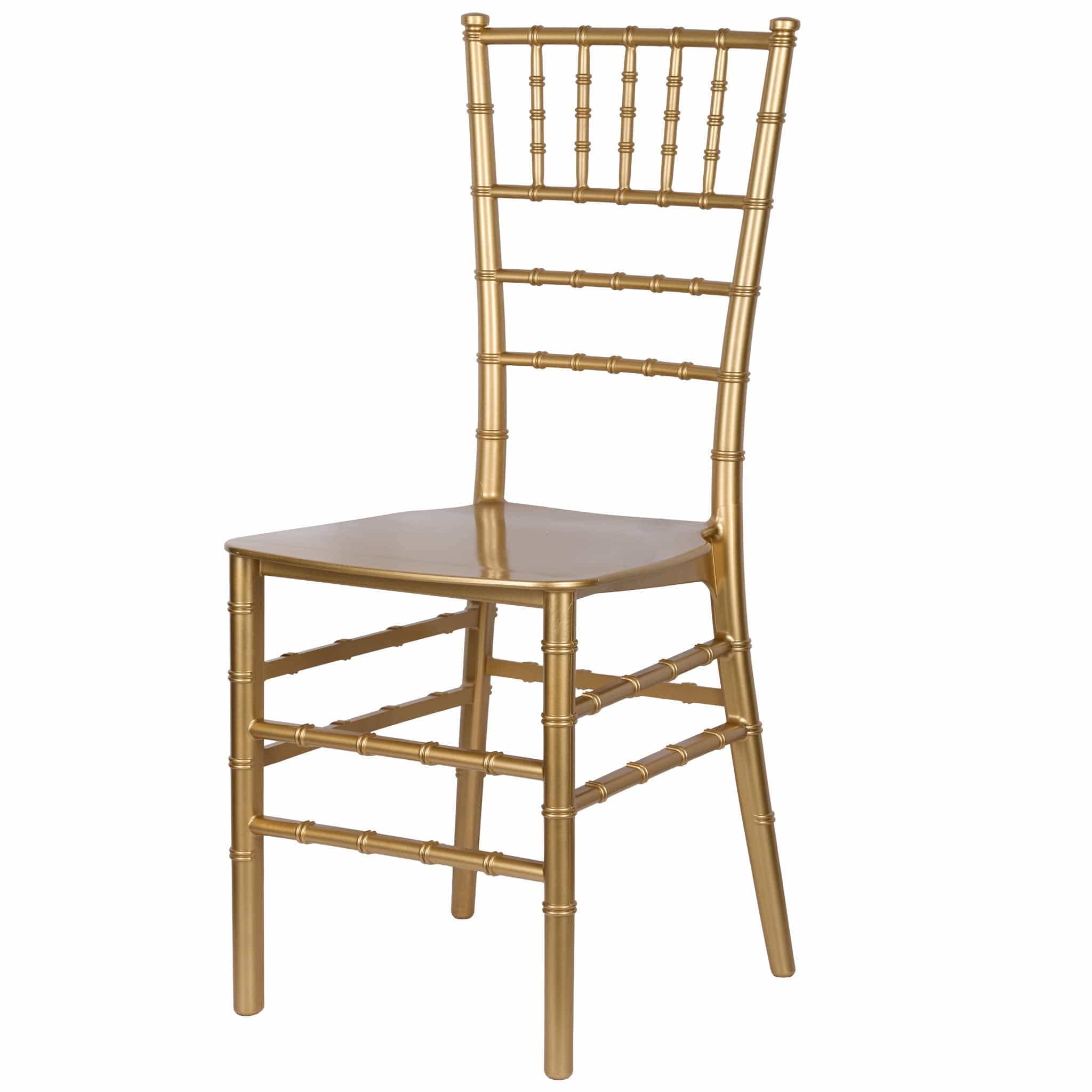 Chivari Gold ThinResin™ Chiavari Chair CCRG-MONO-THIN-ZG-T