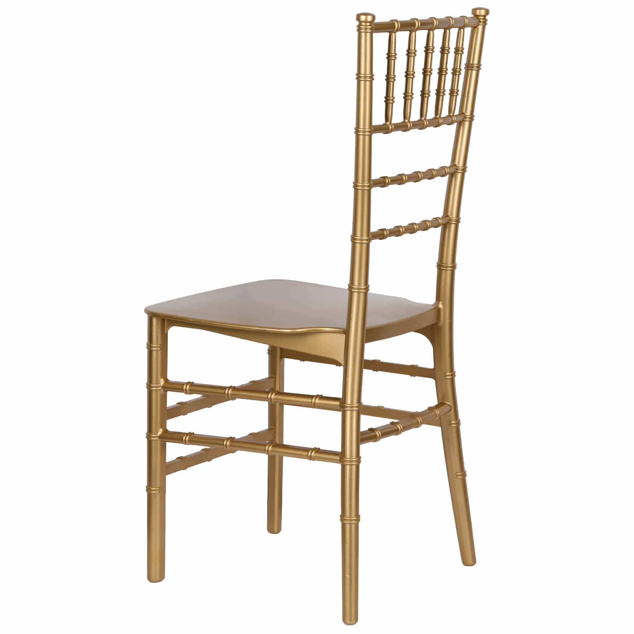 Chivari Gold ThinResin™ Chiavari Chair CCRG-MONO-THIN-ZG-T