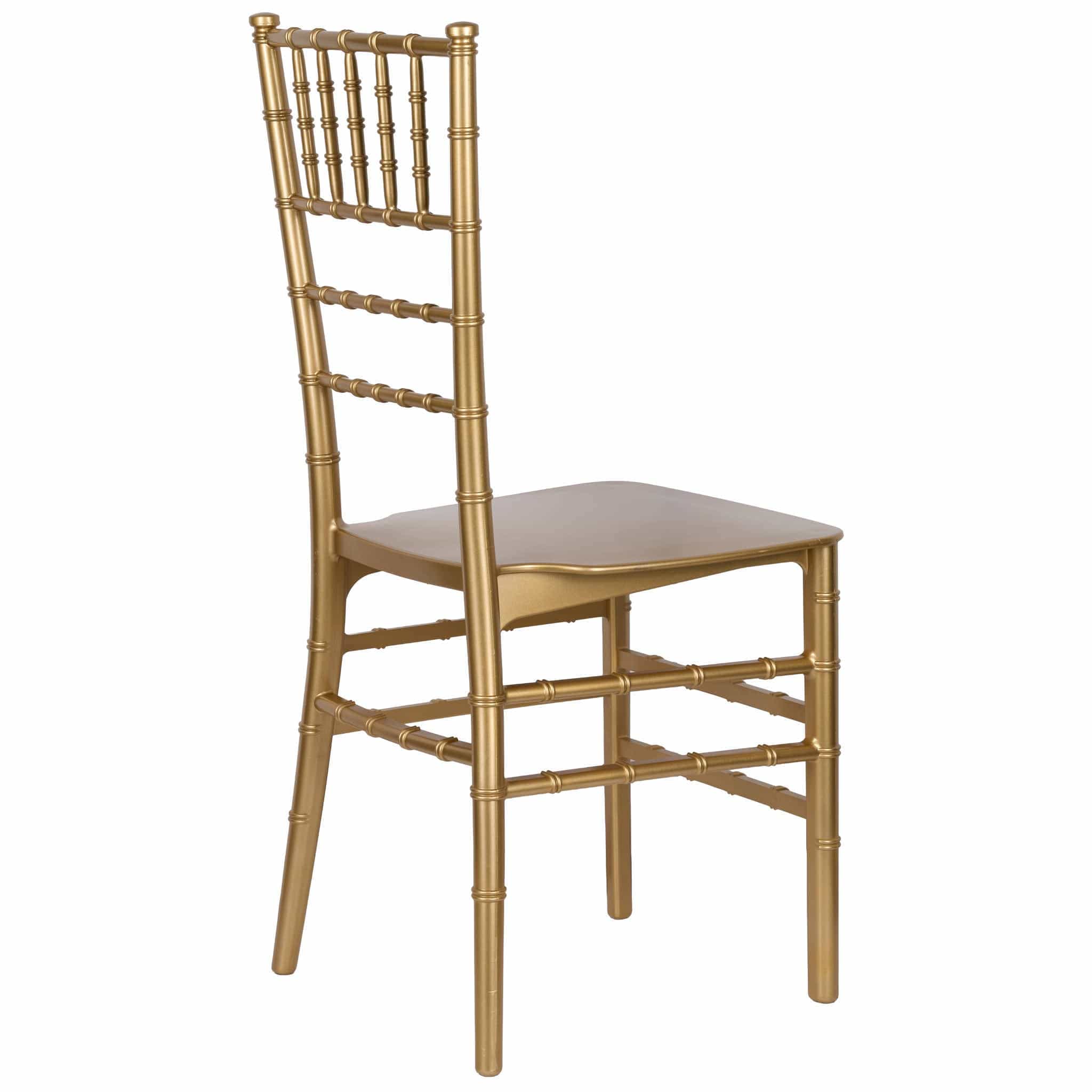 Chivari Gold ThinResin™ Chiavari Chair CCRG-MONO-THIN-ZG-T
