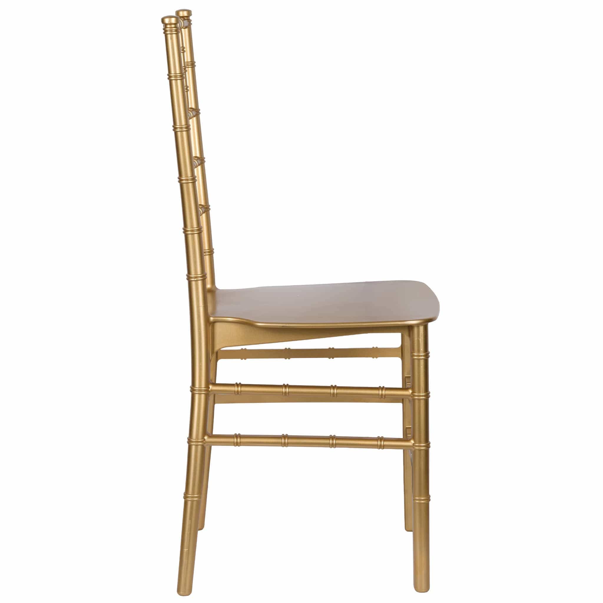 Chivari Gold ThinResin™ Chiavari Chair CCRG-MONO-THIN-ZG-T