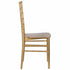 Chivari Gold ThinResin™ Chiavari Chair CCRG-MONO-THIN-ZG-T