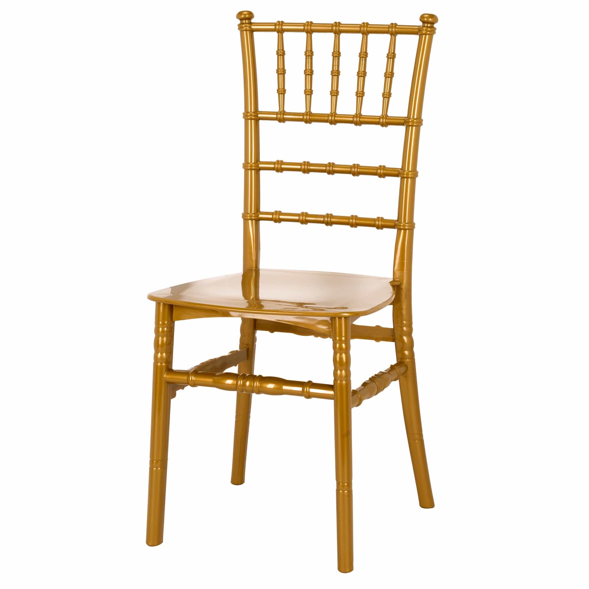 Chivari Gold BasicResin™ Chiavari Chair CCPG-v22-SG-T