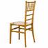 Chivari Gold BasicResin™ Chiavari Chair CCPG-v22-SG-T