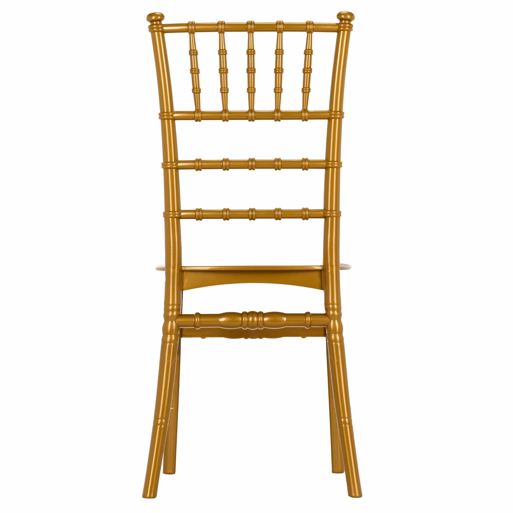 Chivari Gold BasicResin™ Chiavari Chair CCPG-v22-SG-T