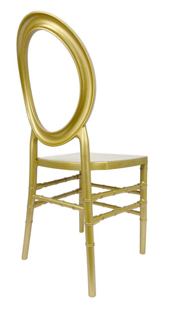 Chivari Gold Oval Ring ToughResin™ Chair CORRG-ZG-T