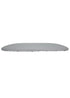 Chivari Cloudy Gray Round Vinyl Panel Back Cushion CUSH-PANVIN-RDGRY-ZG-T