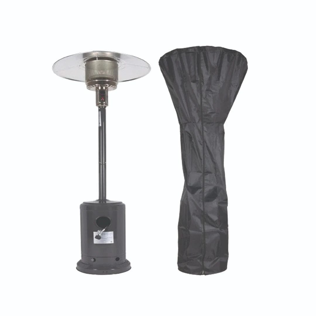 Chivari Gray Propane Standing Patio Outdoor Heater 41000 BTU HEAT-PAT41KBTU-GRY