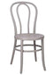 Chivari Cloudy Gray Resin Bentwood Festive Chair CBFRGY-ZG-T