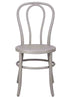 Chivari Cloudy Gray Resin Bentwood Festive Chair CBFRGY-ZG-T