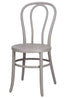 Chivari Cloudy Gray Resin Bentwood Festive Chair CBFRGY-ZG-T
