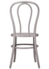 Chivari Cloudy Gray Resin Bentwood Festive Chair CBFRGY-ZG-T