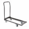 Chivari Gray Steel Folding Chair Cart for Poly & Resin Folding Chairs - up to 25 chairs CART100G-AX-T