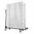 Chivari Gray Steel Folding Chair Cart for Poly & Resin Folding Chairs - up to 25 chairs CART100G-AX-T