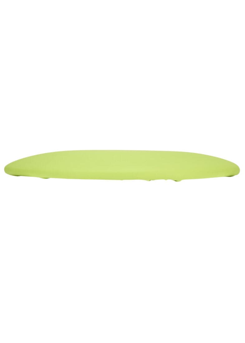 Chivari Lime Green Round Vinyl Panel Back Cushion CUSH-PANVIN-RDGRN-ZG-T