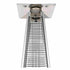 Chivari Gray Propane Pyramid Patio Heater 43000 BTU with Cover HEAT-PYR43KBTU-GRY