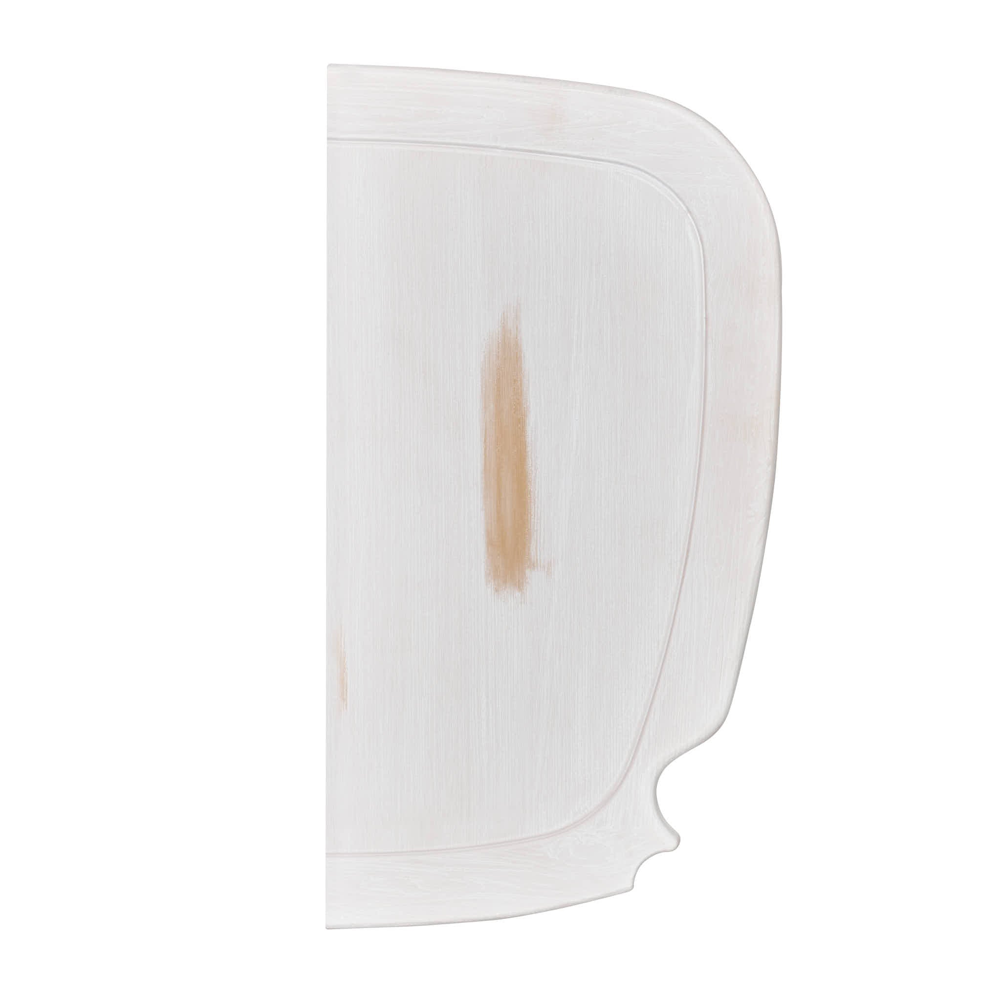 Chivari White Distressed Seat Swatch Sample for Crossback Chair SW-SE-WDX-A
