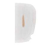 White Distressed Seat Swatch Sample for Crossback Chair
