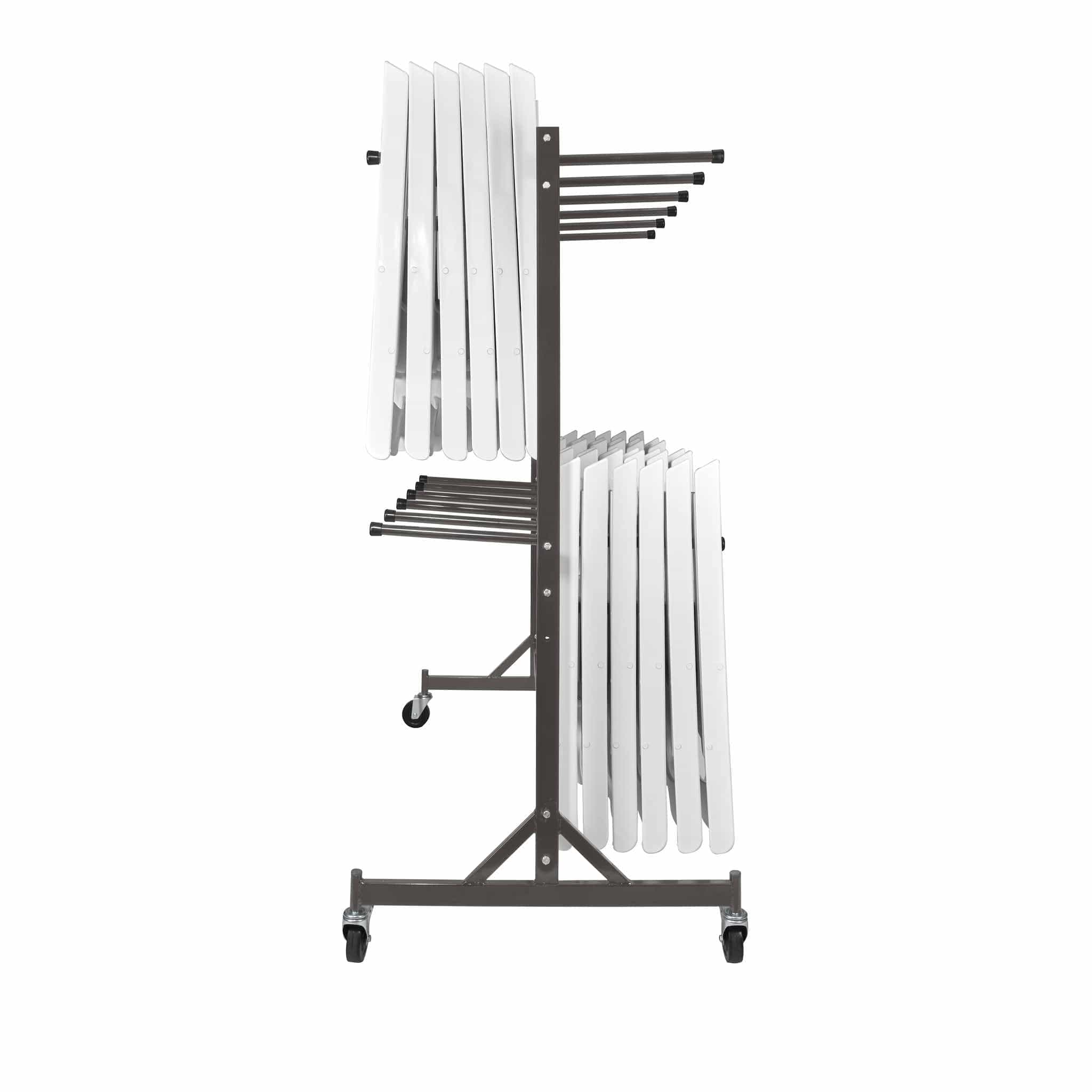 Chivari Hanging Chair Cart for Poly, Resin, Metal and Bamboo Folding Chairs - up to 120 chairs CART101G-AX-T