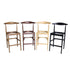 Chivari Natural Horn Wood Bar Stool with Taupe Vinyl Cushion BHWN-SHVTP-KT