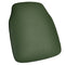 Chivari Hunter Green 1.75" Vinyl Panel Back Chiavari Cushion with SlipNot™ Technology CUSHPANVINHG-SPNT-AX