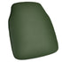 Chivari Hunter Green 1.75" Vinyl Panel Back Chiavari Cushion with SlipNot™ Technology CUSHPANVINHG-SPNT-AX