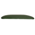 Chivari Hunter Green 1.75" Vinyl Panel Back Chiavari Cushion with SlipNot™ Technology CUSHPANVINHG-SPNT-AX