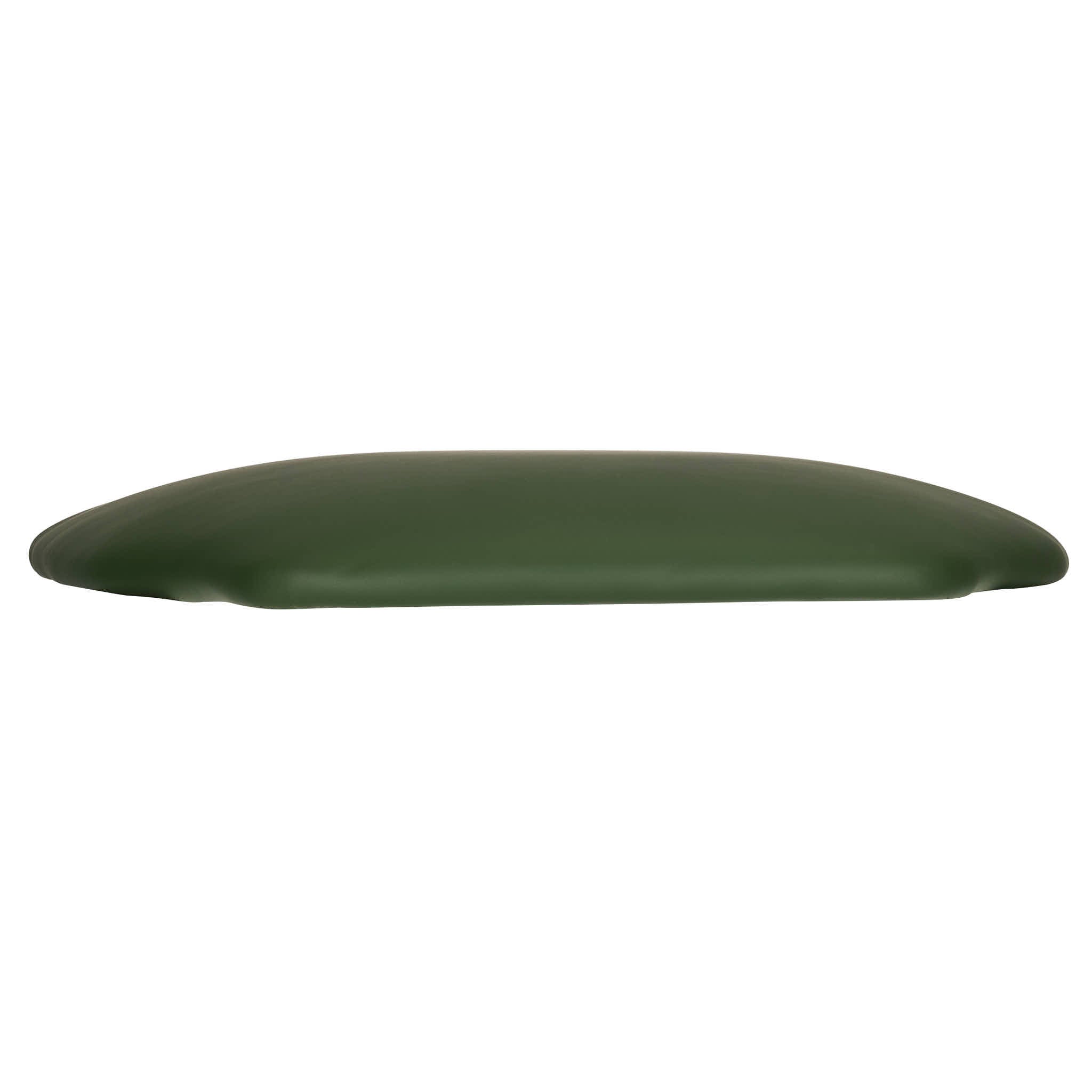 Chivari Hunter Green 1.75" Vinyl Panel Back Chiavari Cushion with SlipNot™ Technology CUSHPANVINHG-SPNT-AX