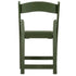 Chivari Hunter Green with Matching Vinyl Cushion WoodGrain™ Resin Folding Chair CFRHGB-AX