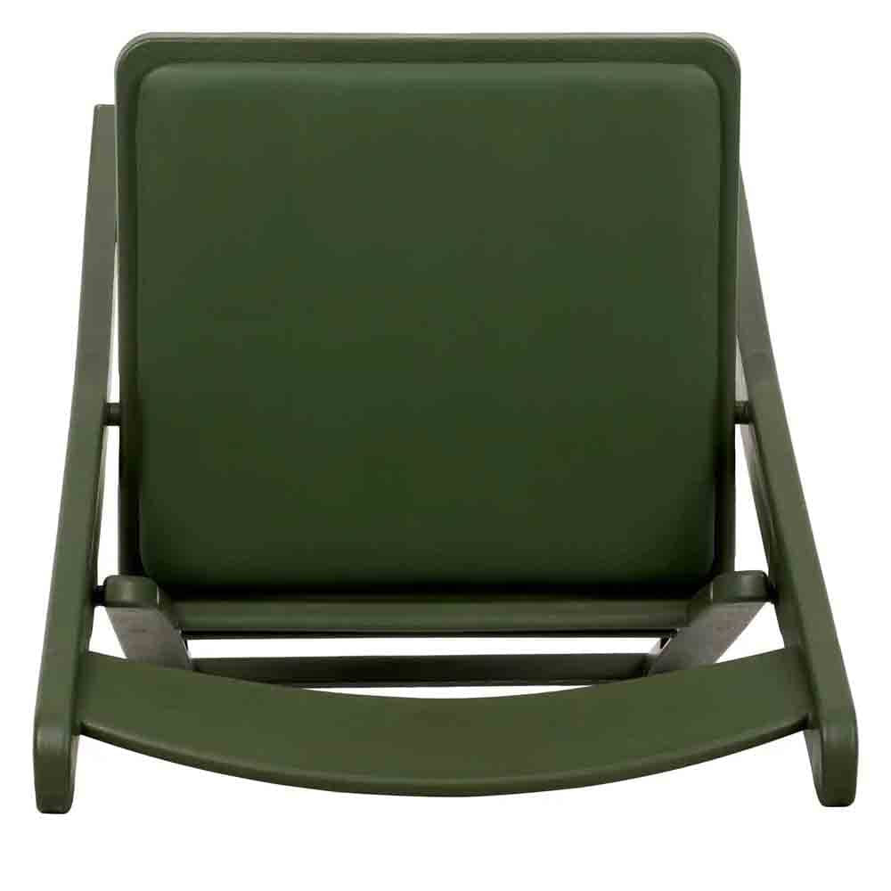Chivari Hunter Green with Matching Seat Resin Steel Skeleton Folding Chair CFRHGB-ST-A