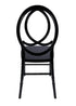 Chivari Black ToughResin™ Infinity Chair - 4 Pack - Some Assembly Required CIRB-U-ZG-T-4